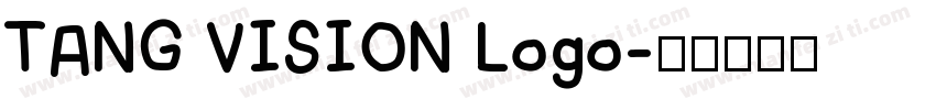 TANG VISION Logo字体转换
